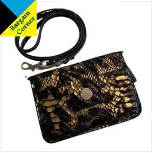 NINE & CO. Small Wallet Crossbody Snake Print